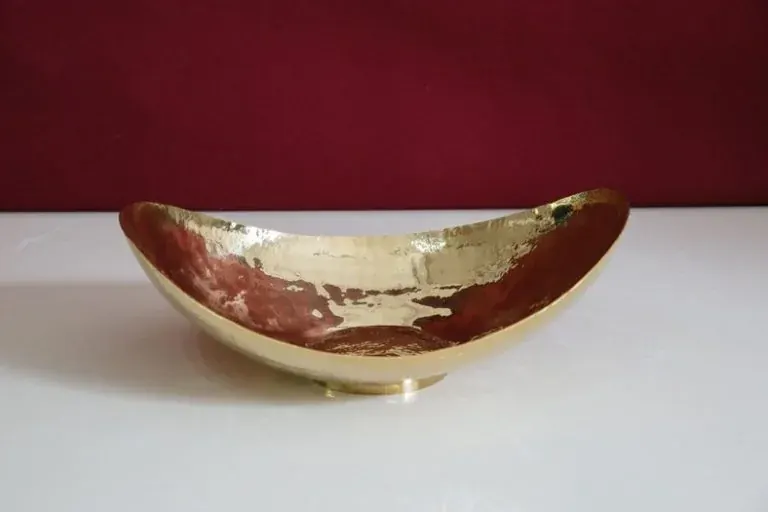 ถาดของไหว้ทรงเงินจีน สี Gold