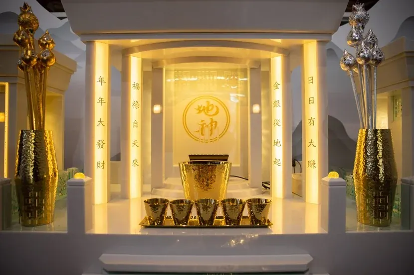ชุดตี่จู้หินอ่อน Modern Luxury ผลงานติดตั้ง Aviva Spirit