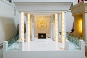ตี่จู้หินอ่อน modern luxury ในบ้านสไตล์ minimal ตำแหน่งฮวงจุ้ยถูกต้อง avivaspirit.com