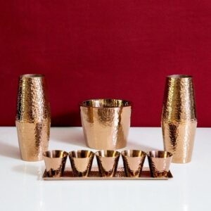 ชุดเครื่องไหว้แสตนเลส เกรด304 สี Rose Gold ชุบ Titanium ถ่ายโดย ทีมงาน Becommon